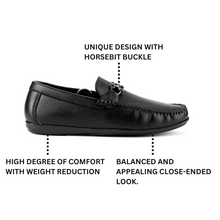 Load image into Gallery viewer, Stylish Buckled Moccasin-Black