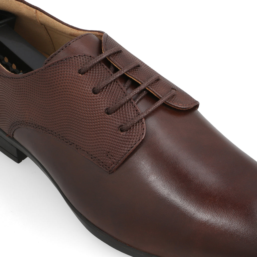 Classic Leather Derbys-Brown
