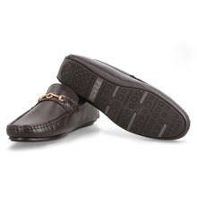 Load image into Gallery viewer, Golden Ring Buckled Moccasins-Brown