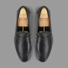 Load image into Gallery viewer, Minimalist Leather Loafers-Black