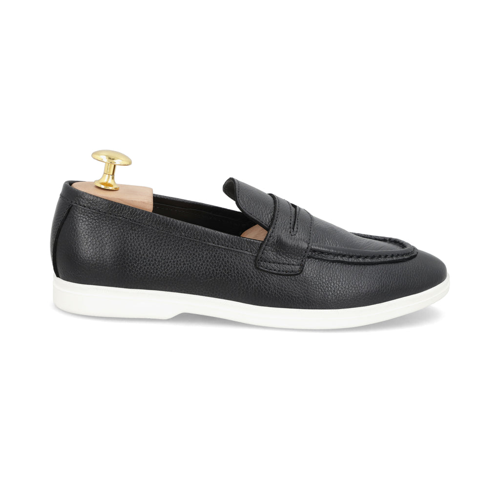 Modern Penny Loafers - Black