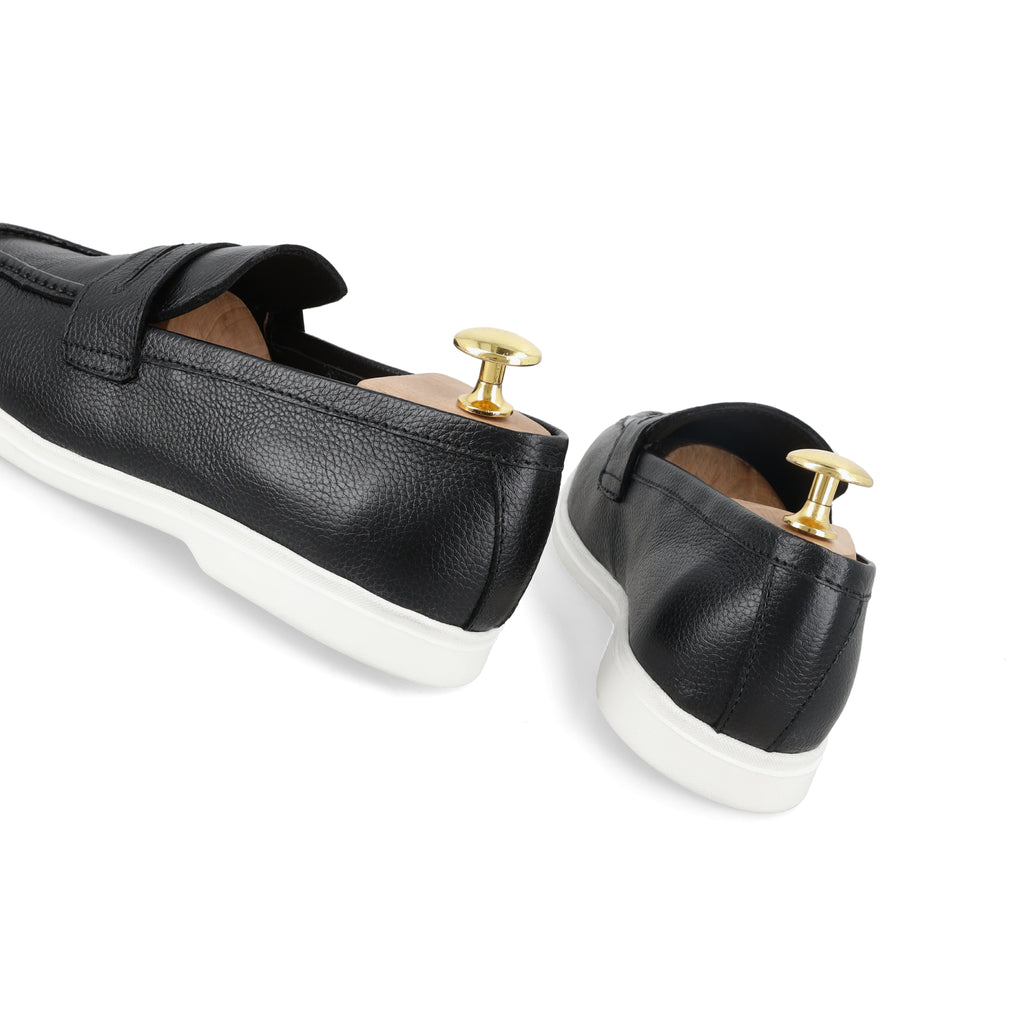 Modern Penny Loafers - Black