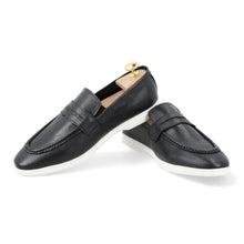 Load image into Gallery viewer, Modern Penny Loafers - Black