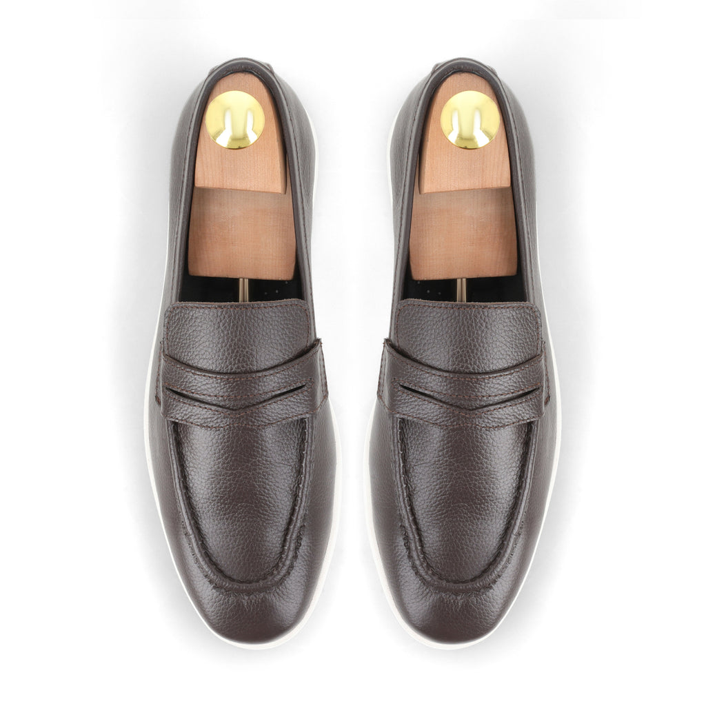 Modern Penny Loafers - Brown