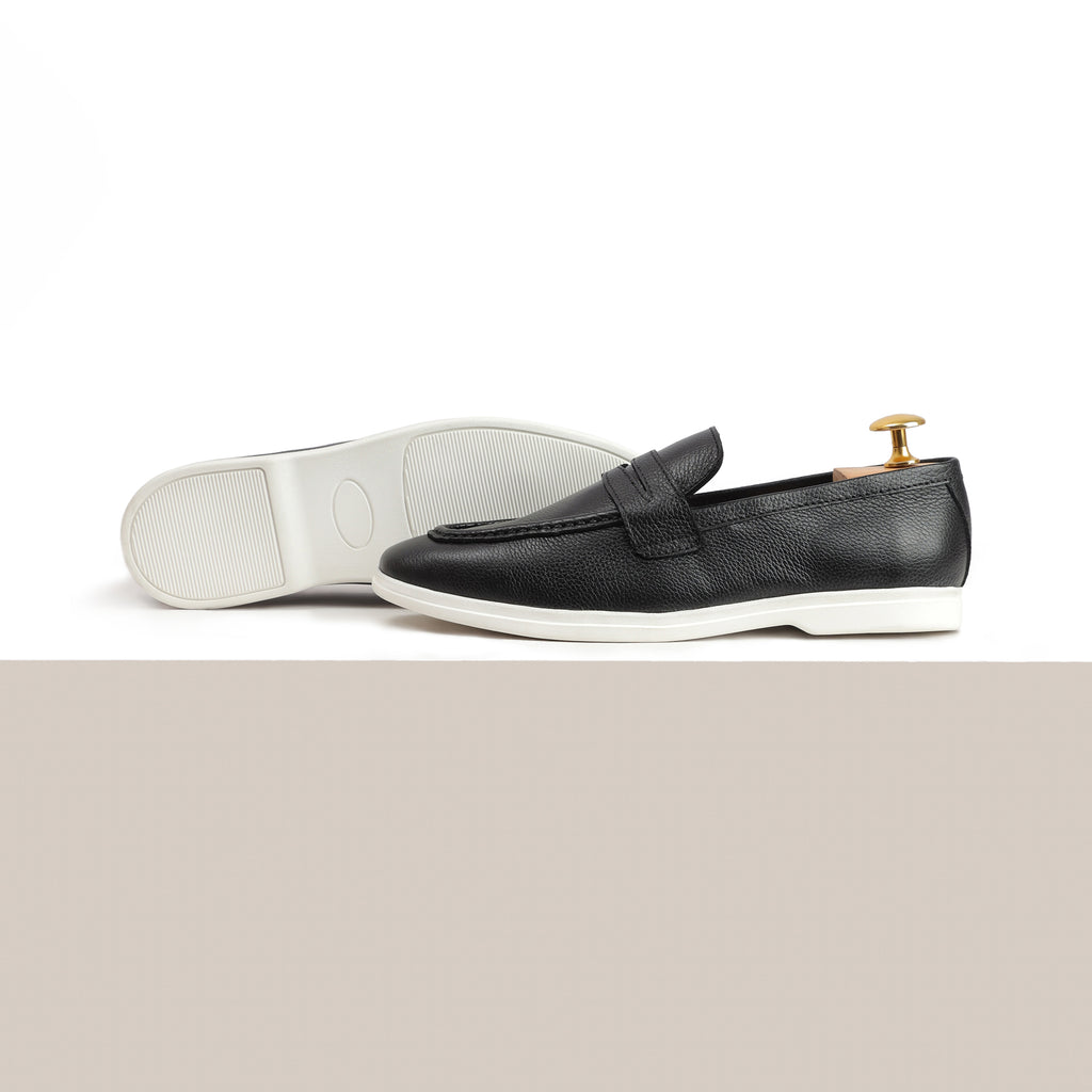 Modern Penny Loafers - Black