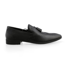 Load image into Gallery viewer, Unique Tassel Brogue Loafers-Black