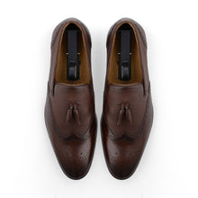 Load image into Gallery viewer, Unique Tassel Brogue Loafers-Brown
