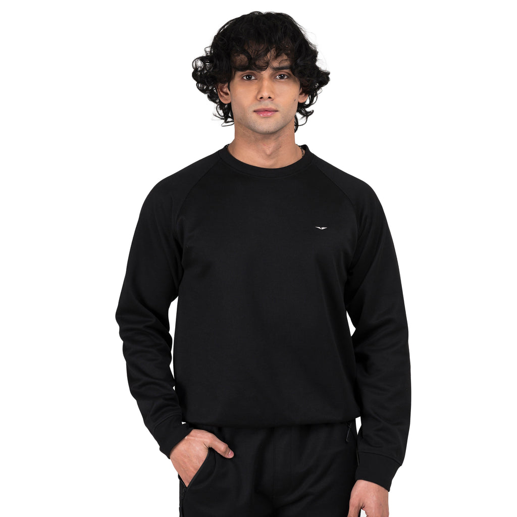 Pique Sweatshirt - Black