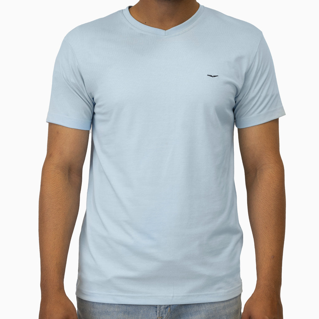 Basic V-Neck-Sky