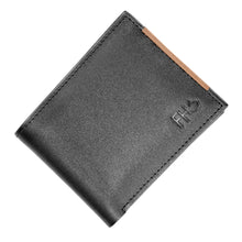 Load image into Gallery viewer, Solid Colored Bi-fold Wallet-Black