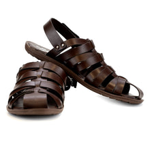 Load image into Gallery viewer, Dot Embossed Sandals-Brown