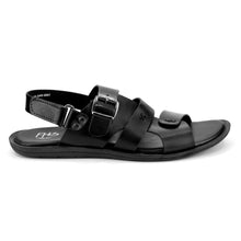 Load image into Gallery viewer, Strapped Sandals-Black