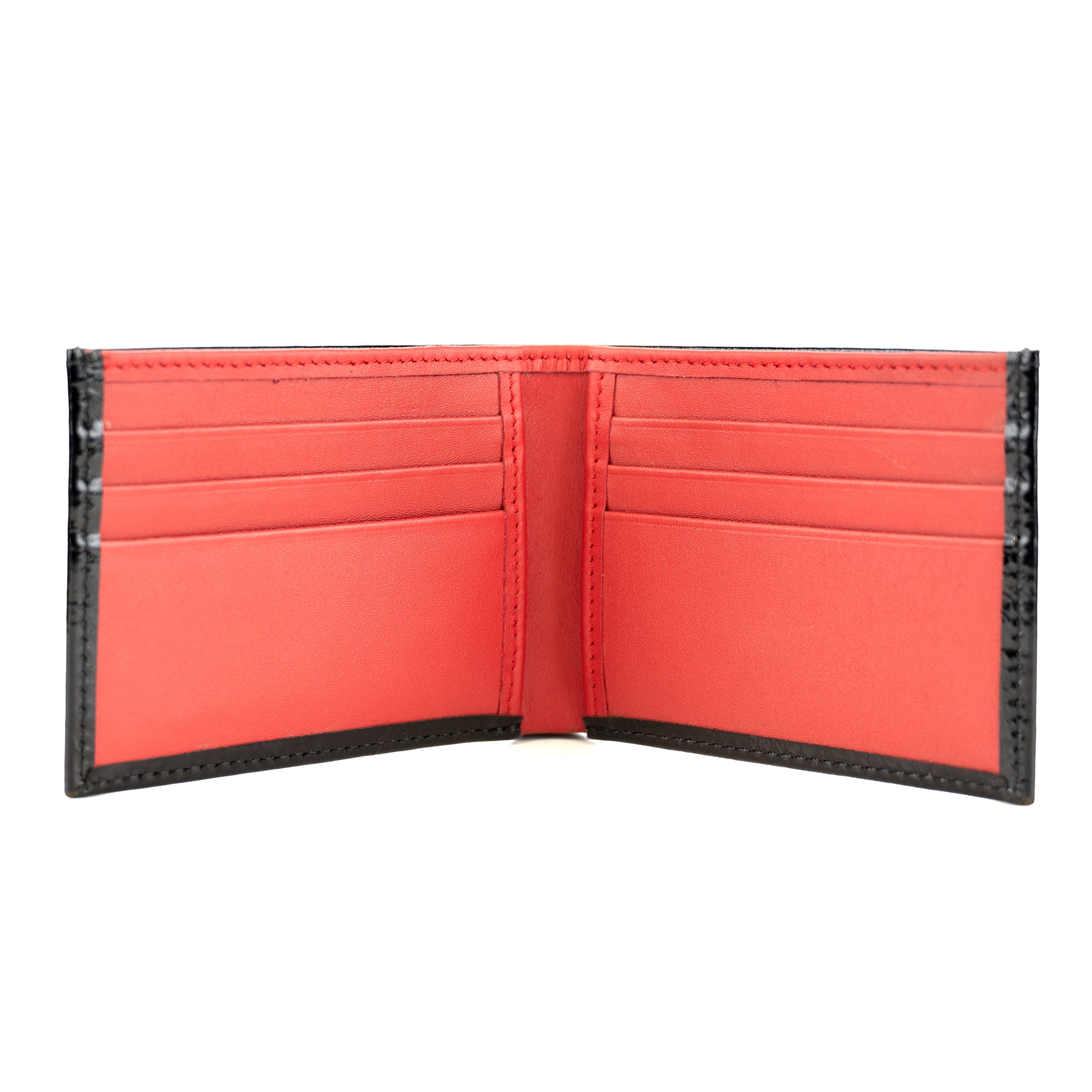 Finish Glossy Wallet Official Bi-fold FHS – Leather
