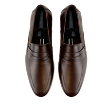 Load image into Gallery viewer, Dual Tone Leather Loafer - Brown