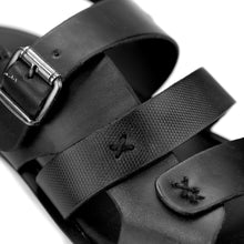 Load image into Gallery viewer, Strapped Sandals-Black