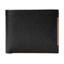 Load image into Gallery viewer, Solid Colored Bi-fold Wallet-Black