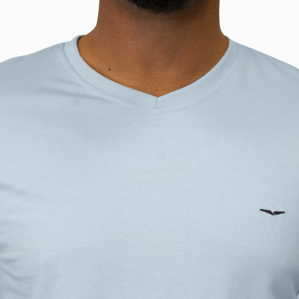 Basic V-Neck-Sky