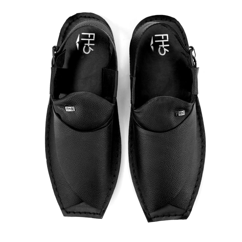 Peshawari Sandals-Black