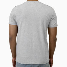 Load image into Gallery viewer, Striped Sleeves Grey V-Neck