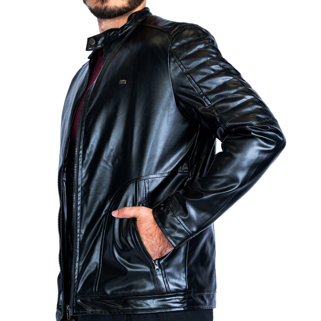 Black Biker Jacket - FHS Official