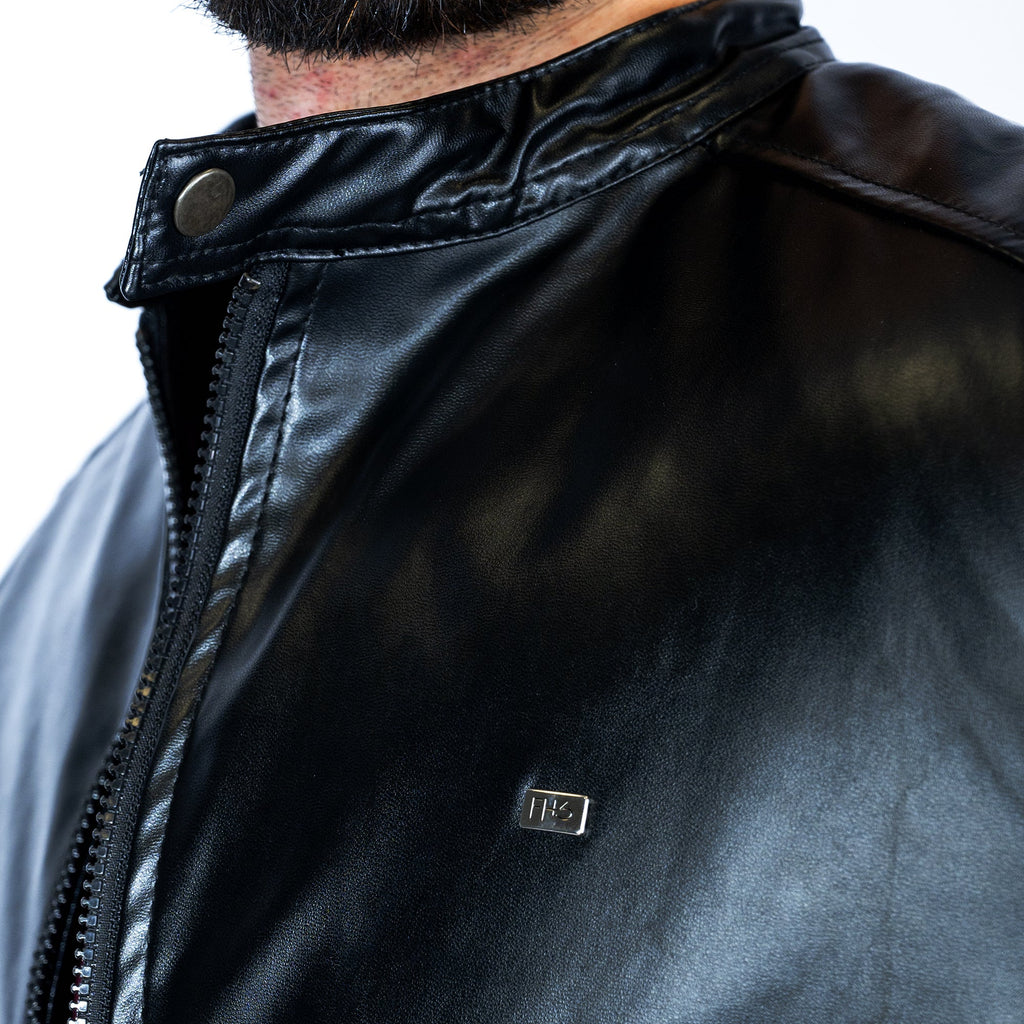 Black Biker Jacket - FHS Official