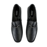 Black Clipped Moccasin