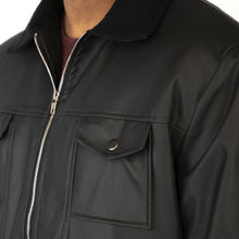Load image into Gallery viewer, Black Faux Leather Jacket - FHS Official