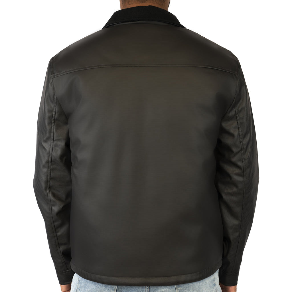 Black Faux Leather Jacket - FHS Official