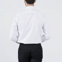 Load image into Gallery viewer, Blue Hollowed White Formal Shirt - FHS Official