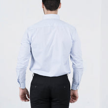 Load image into Gallery viewer, Blue-hollowed White Formal Shirt - FHS Official