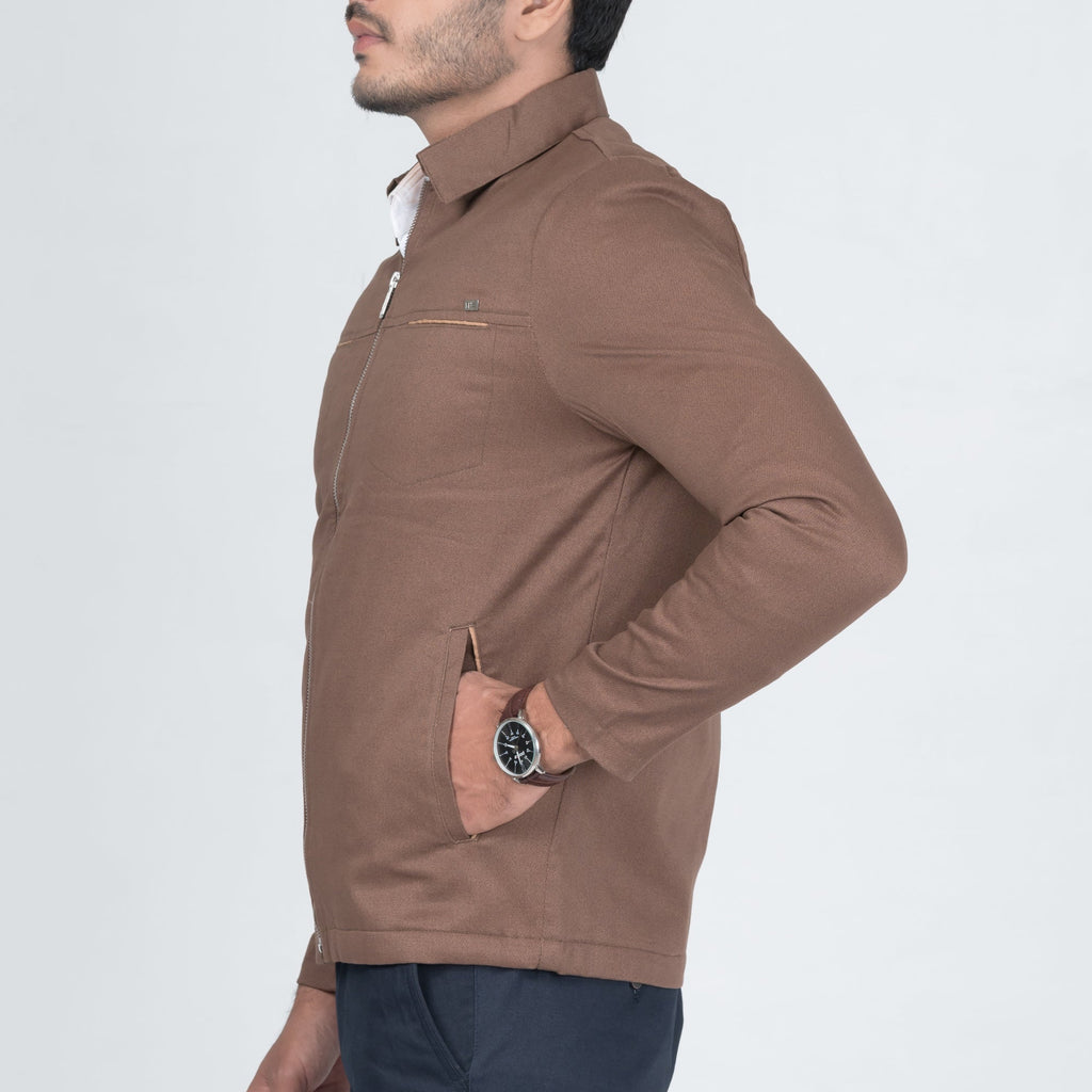 Brown Blouson Jacket - FHS Official