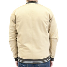 Load image into Gallery viewer, Buttoned Beige Varsity Jacket - FHS Official