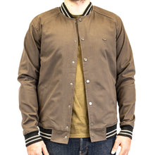 Load image into Gallery viewer, Buttoned Brown Varsity Jacket - FHS Official