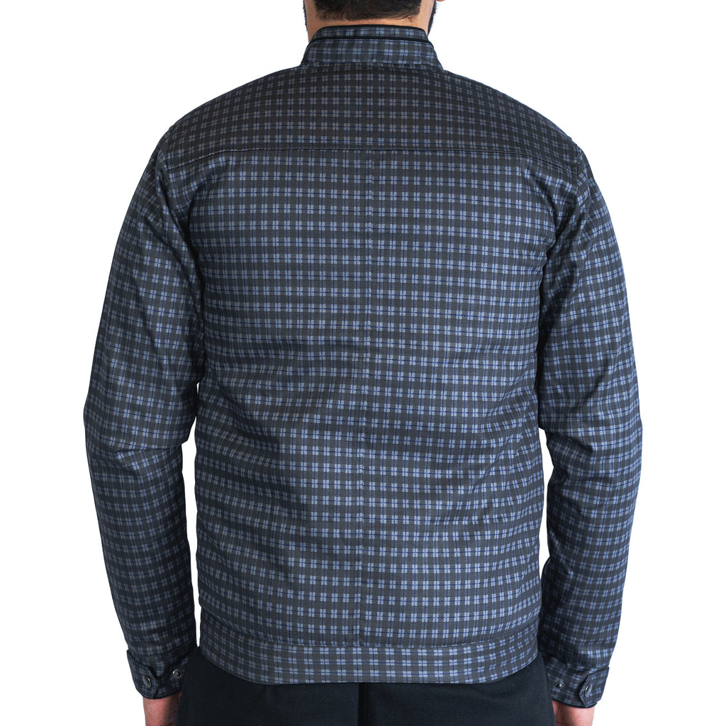 Checkered Cotton Jacket (Grey/Black) - FHS Official