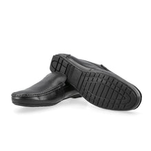 Load image into Gallery viewer, Classic Black Plain Moccasins - FHS Official