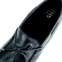 Load image into Gallery viewer, Double Looped Navy Moccasin - FHS Official