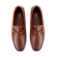 Load image into Gallery viewer, Gold Horse Bit Buckle Moccasin-Bordo - FHS Official