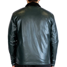 Load image into Gallery viewer, Green Faux Leather Jacket - FHS Official