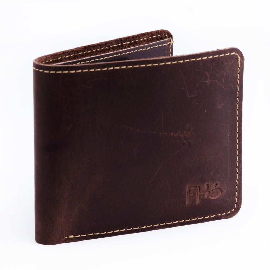 Horse Leather Casual Chic Brown Wallet - FHS Official