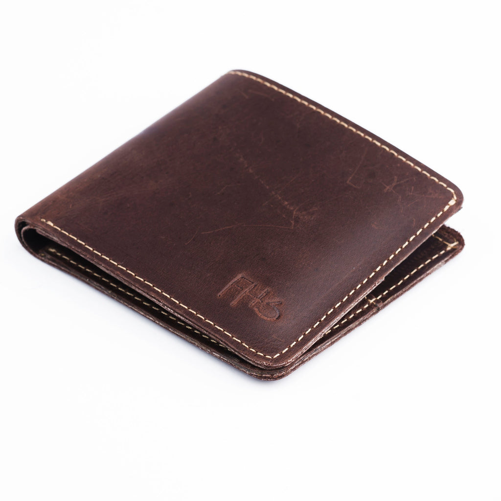 Horse Leather Casual Chic Brown Wallet - FHS Official