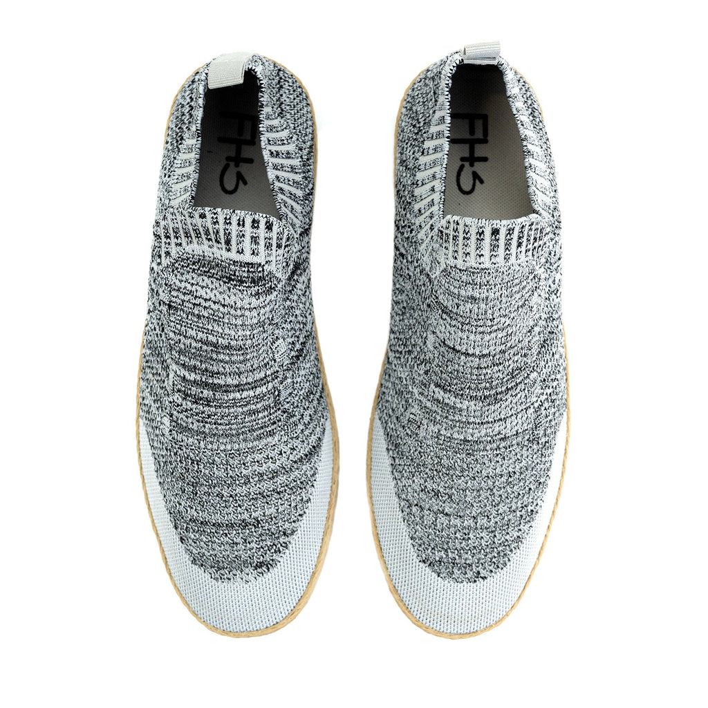 Laceless Knitted Sneakers-Grey - FHS Official