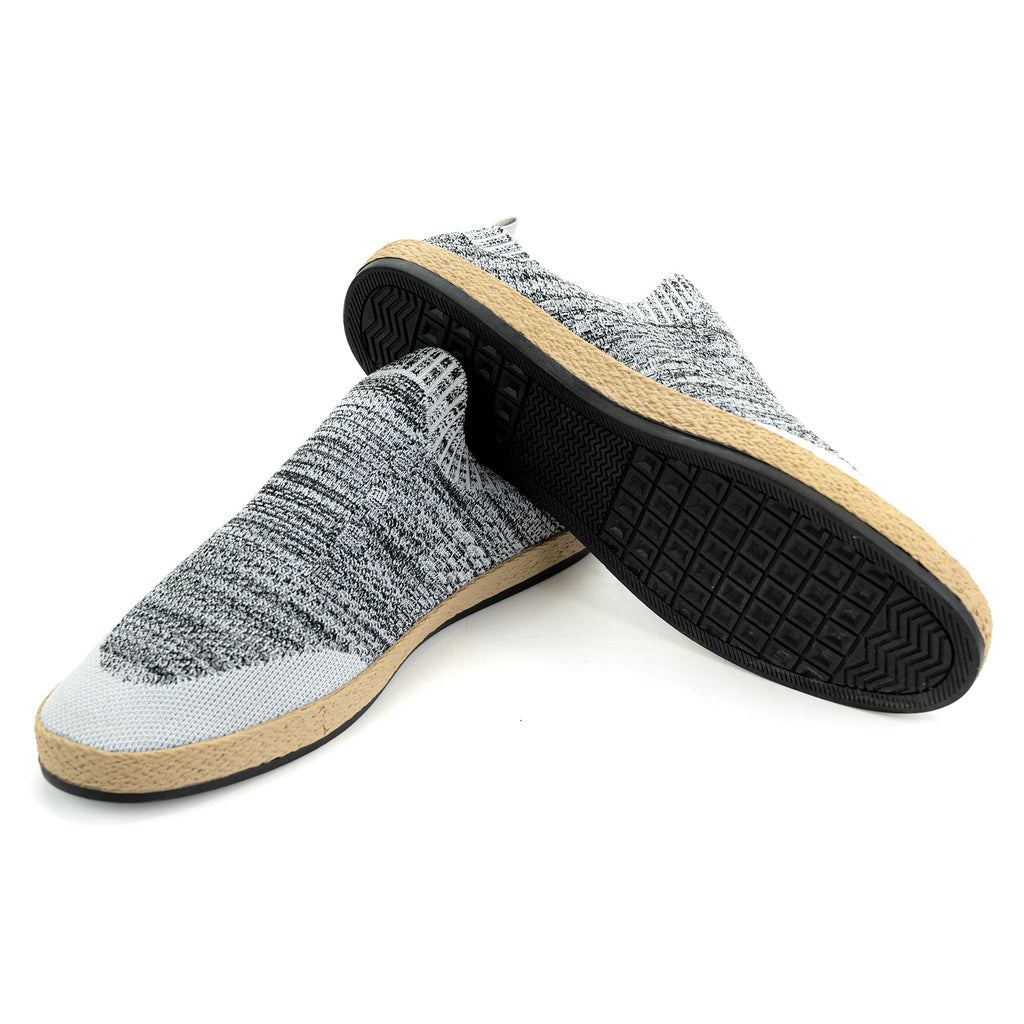 Laceless Knitted Sneakers-Grey - FHS Official