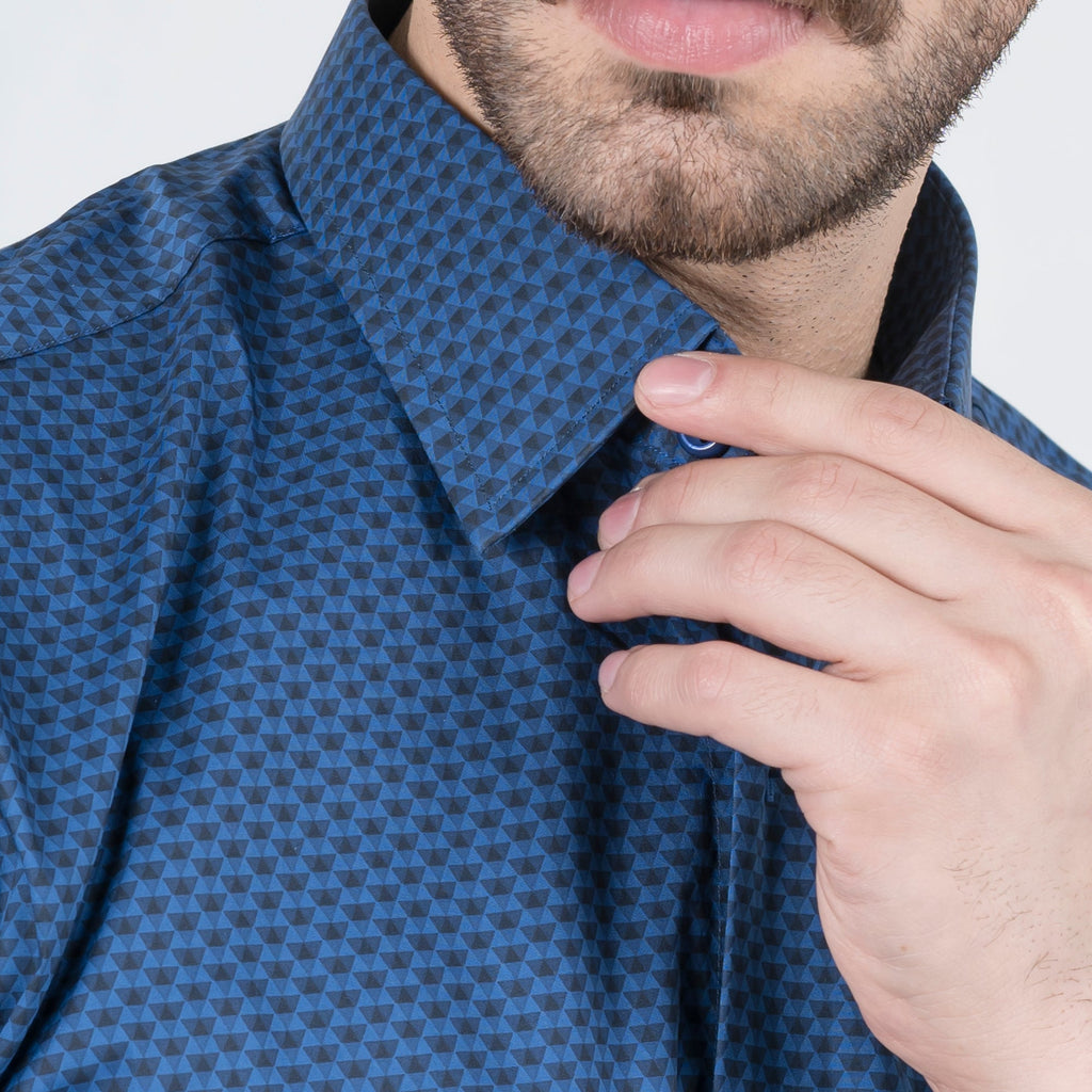 Moroccan Blue Formal Shirt - FHS Official