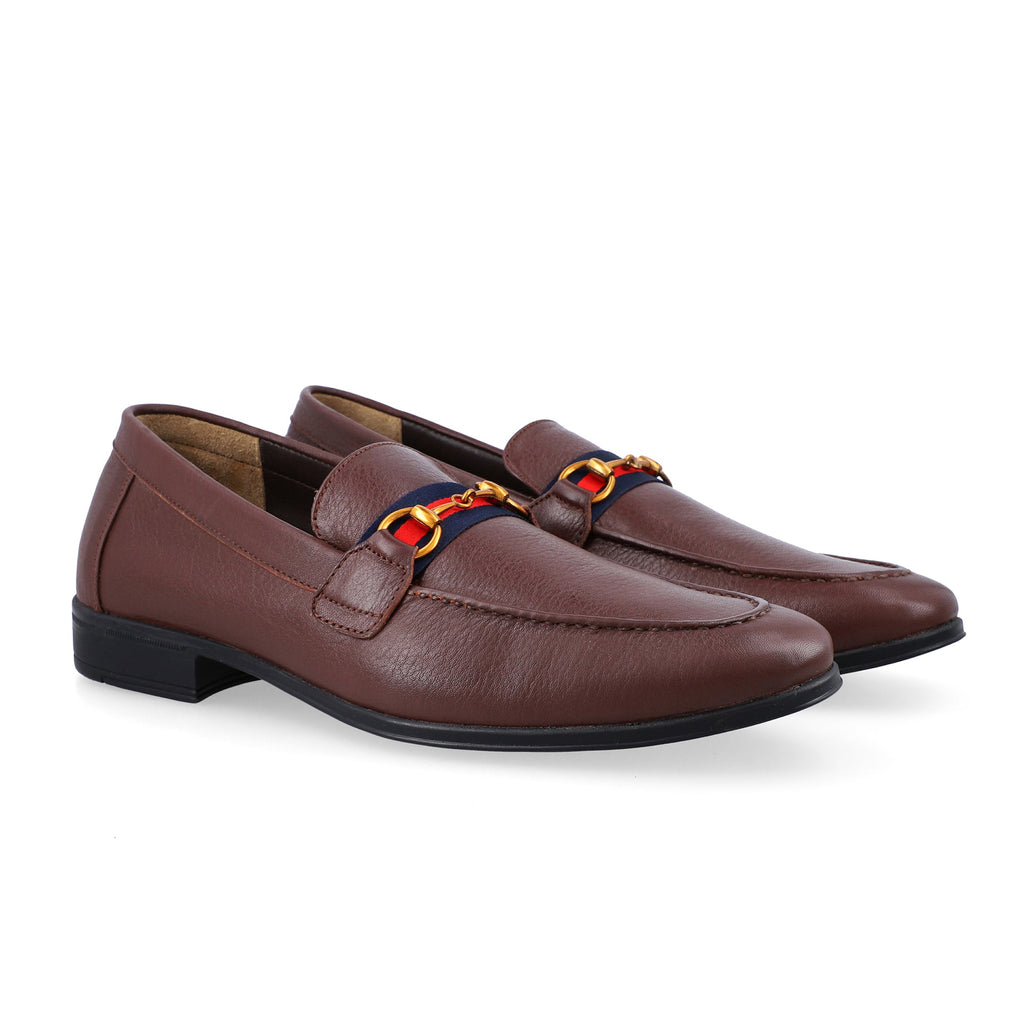 Premium brown strapped loafer - FHS Official