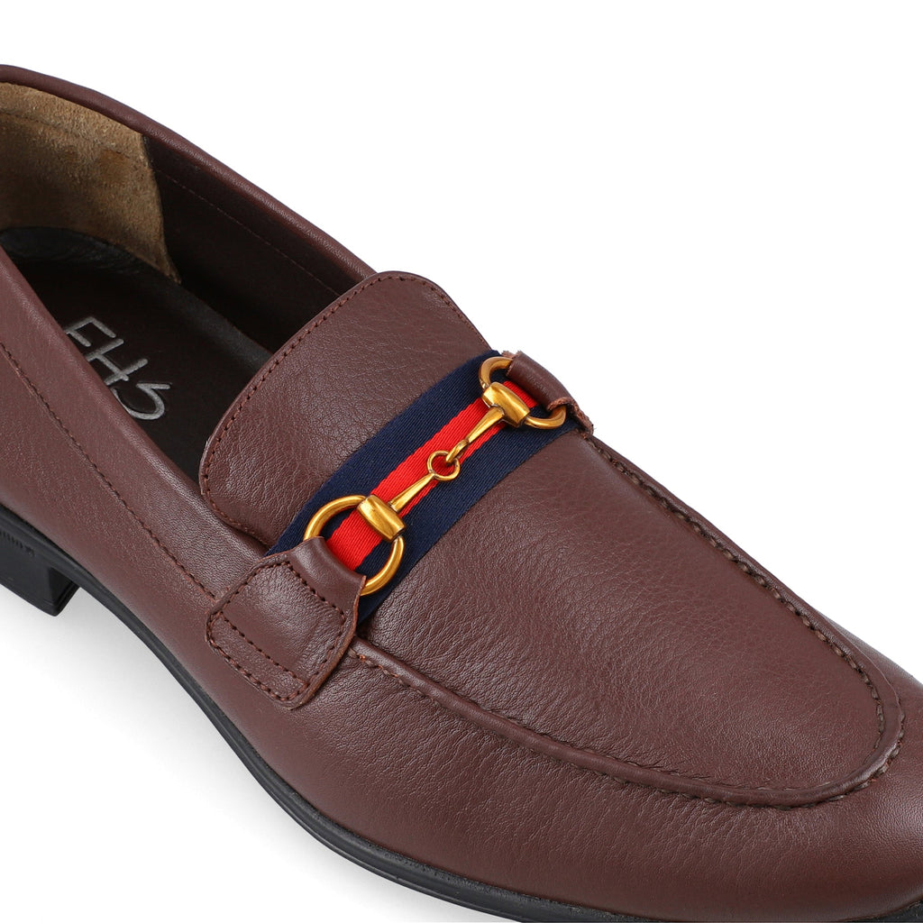 Premium brown strapped loafer - FHS Official