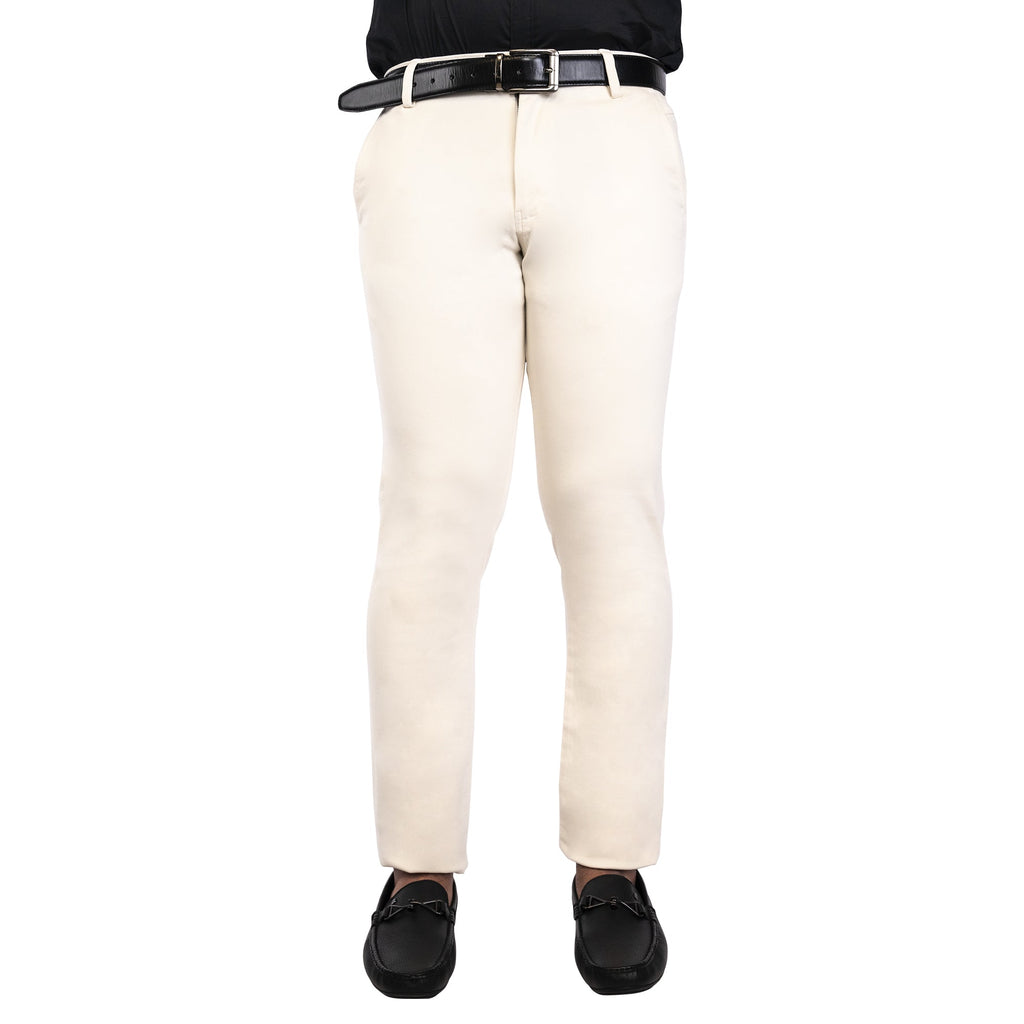 Regular Fit Offwhite Chinos - FHS Official