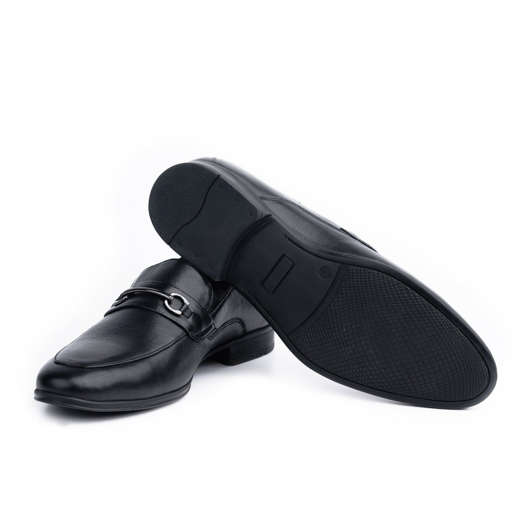 Smart & Sleek Black Loafers - FHS Official