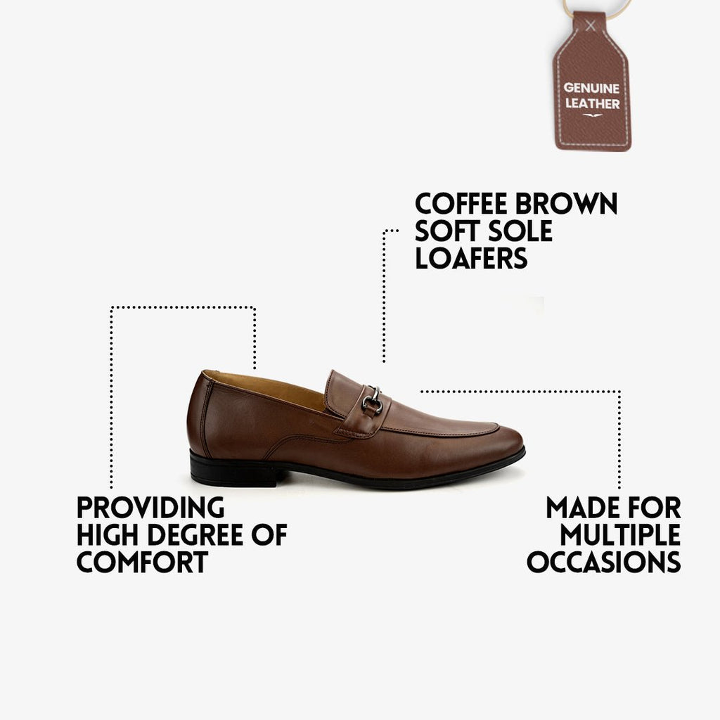 Smart & Sleek Loafers-Coffee - FHS Official