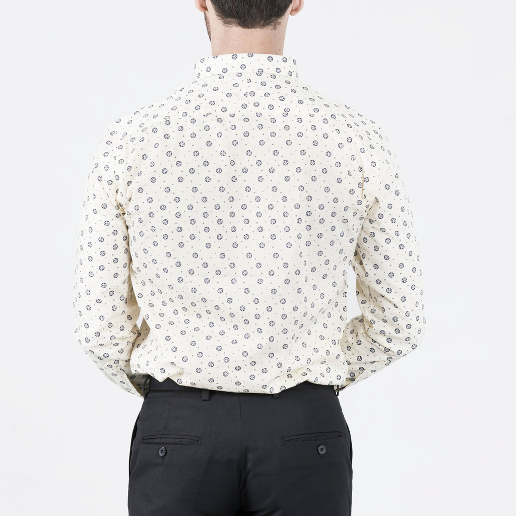 Spotted Yellow Formal Shirt - FHS Official