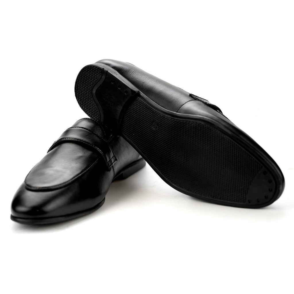 Tapered Strapped Loafers-BLK - FHS Official